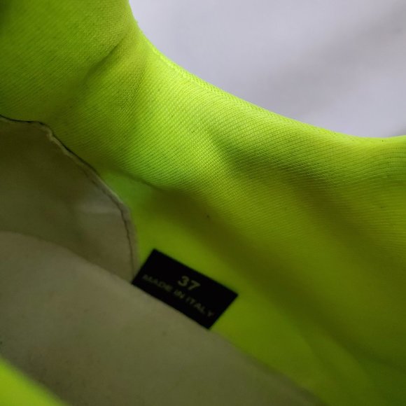 Stella McCartney Eclypse Printed Faux Leather Suede Exaggerated sole sneaker. - Picture 9 of 11